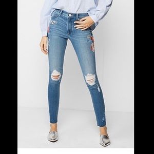 Jean leggings mid rise